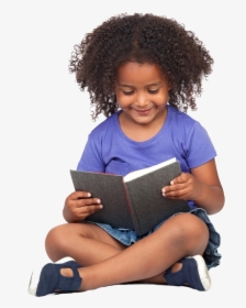 No Reading Png - African American Child Reading, Transparent Png, Free Download