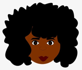 Afro Girl, Brown Girl, Black Girl, Woman, Girl, Brown - Illustration, HD Png Download, Free Download