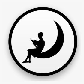 Get Notified Of Exclusive Freebies - Moon Logo With Woman, HD Png Download, Free Download