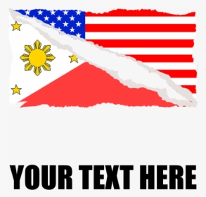 Filipino American Flag Classic Thong - Mexican Flag American Flag Clipart, HD Png Download, Free Download