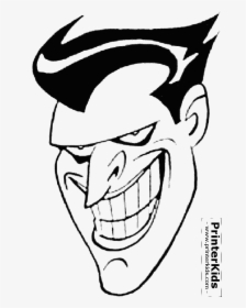 View Png Joker Face Png - Animated Series Joker Face, Transparent Png, Free Download