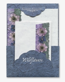 Blue Anagalis Wildflower Premium Stationery Image - Greeting Card, HD Png Download, Free Download