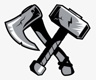 Delaware Thunder Hammer Axe Logo - Axe And Hammer Logo, HD Png Download, Free Download