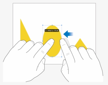 Un Dedo Manteniendo Presionado Un Objeto Mientras Otro - Illustration, HD Png Download, Free Download