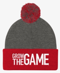 Grow The Game® Pom Pom Knit Beanies - Knit Cap, HD Png Download, Free Download