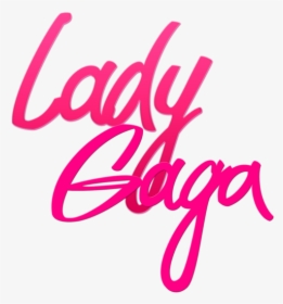 Clip Art Pink Lady Font - Lady Gaga Letra Png, Transparent Png, Free Download