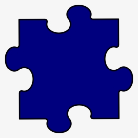 Transparent Dark Blue Png - Dark Blue Puzzle Piece, Png Download, Free Download