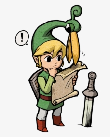 Link Artwork - Legend Of Zelda The Minish Cap Png, Transparent Png, Free Download