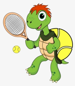 Easy Tennis Cartoon, HD Png Download, Free Download