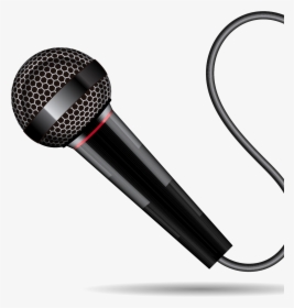 Xlr Microphone Cable Png Download Headphone Ear Pad- - Microphone With Cable Png, Transparent Png, Free Download