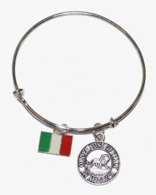 2-charm Bracelet - Italy Bracelet, HD Png Download, Free Download