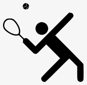 Tennis - Badminton Icon Png White, Transparent Png, Free Download