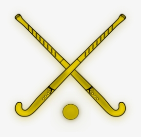 Gold Field Hockey Sticks, HD Png Download, Free Download