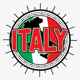 Italy Flag Map Outline Italian Italianos Repubblica - Gravity Falls Zodiac Symbols, HD Png Download, Free Download
