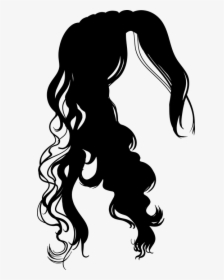 Fashion, Female, Girl, Hair, Head, Human, Keratin - Silhouette Curly Hair Clip Art, HD Png Download, Free Download