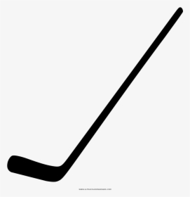 Hockey Stick Coloring Page Clipart , Png Download - Floor Hockey, Transparent Png, Free Download