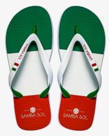 Italy Flag Flip Flops, HD Png Download, Free Download