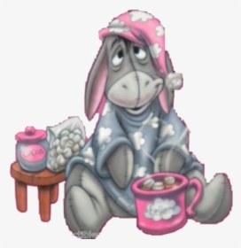 #pooh #tired #bedtime #bff #eeyore #pam - Eeyore Morning, HD Png Download, Free Download
