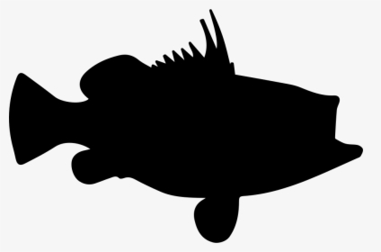 Rockfish Shape Comments - Cod Fish Silhouette Png, Transparent Png, Free Download