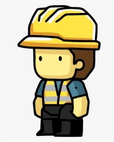 Scribblenauts Construction Worker - Construction Worker Clipart Png, Transparent Png, Free Download