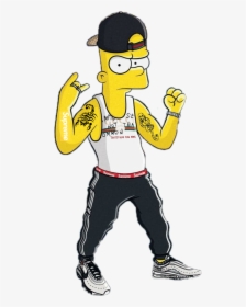 Bart Simpson Supreme Png Clipart , Png Download - Drawings Of Bart Simpson Supreme, Transparent Png, Free Download