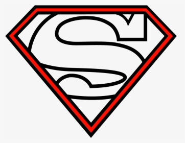 How To Draw The Superman Logo Central Png - Easy Drawings Of Superman Symbol, Transparent Png, Free Download