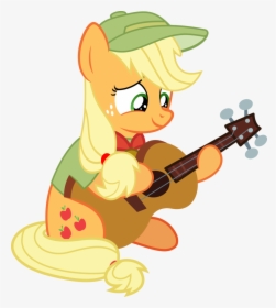 Acoustic Guitar, Applejack, Artist - Cartoon, HD Png Download, Free Download