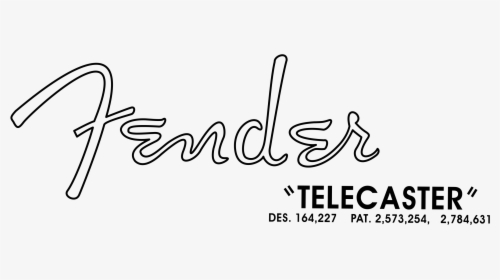Fender Logo Png Transparent - Fender Telecaster, Png Download, Free Download
