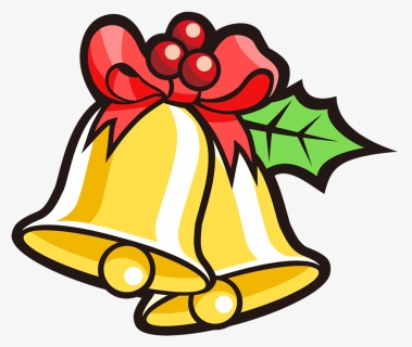 Christmas Jingle Bell Clip Art Cartoon Cliparts Free - Christmas Bell Clipart, HD Png Download, Free Download