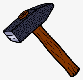 Coloured Clip Arts - Drawing Hammer Png, Transparent Png, Free Download