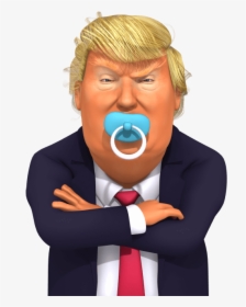 Trump With Pacifier - Fortnite Gifs Billy Bounce, HD Png Download, Free Download