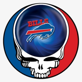 Buffalo Bills Skull Logo Iron On Stickers Heat Transfer - Grateful Dead Logo, HD Png Download, Free Download