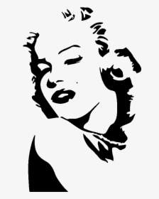 Marilyn Diptych Printmaking Pop Art Black And White - Marilyn Monroe Black And White Pop Art, HD Png Download, Free Download