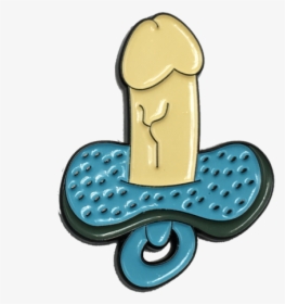 Penis Pacifier Pin - Penis Clipart, HD Png Download, Free Download