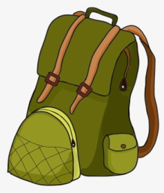 Backpack Hiking Camping Clip Art - Hiking Backpack Png, Transparent Png, Free Download