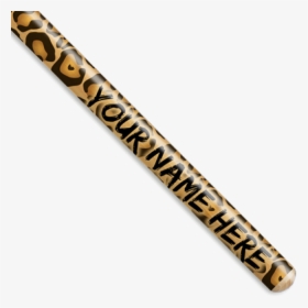 Leopard Print Personalized Drumsticks - Tan, HD Png Download, Free Download