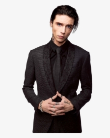 Andy Sixx Png Transparent Images - Andy Biersack In Suit, Png Download, Free Download