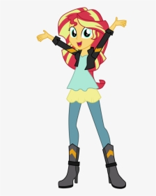 Friendship Through The Ages - Sunset Shimmer Eg Png, Transparent Png, Free Download