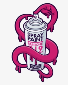 Spray Can Illustration, HD Png Download, Free Download