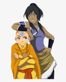 Avatar The Last Airbender Aang And Korra, HD Png Download, Free Download