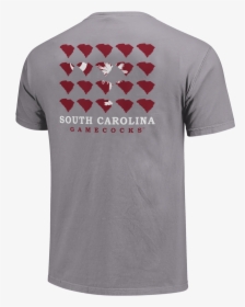 Usc Silhouette State Flag Short Sleeve T Shirt"  Class="lazyload - Campus Map T Shirt, HD Png Download, Free Download
