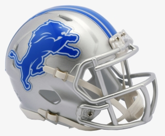 Detroit Lions 2017 Speed Mini Helmet - Detroit Lions Helmet 2019, HD Png Download, Free Download