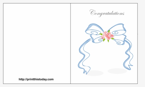 Clip Art Printable Congratulations Cards On - Free Wedding Congratulations Card, HD Png Download, Free Download