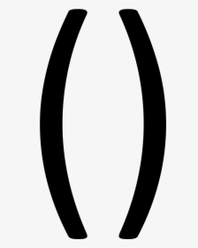 Parentheses Svg , Png Download - Parenthesis Icons, Transparent Png, Free Download
