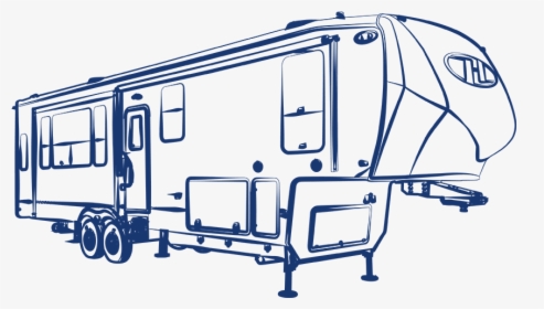 5th Wheel - 5th Wheel Camper Outline, HD Png Download, Free Download