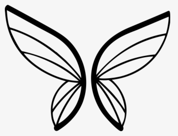 Butterfly, Insect, Wings, Animal, Silhouette - Asas De Fada Desenho, HD Png Download, Free Download
