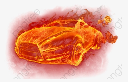 Transparent Flame Clipart - Car On Fire Png, Png Download, Free Download