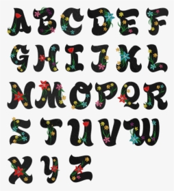 Clip Art Freestyle Alphabet On Letters - Alphabet Letters Graffiti, HD Png Download, Free Download