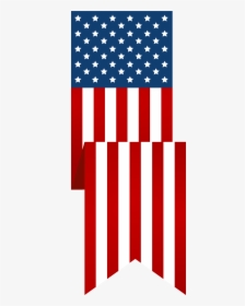 Happy Memorial Day Logo Clipart , Png Download - Vertical Banner Us Flag, Transparent Png, Free Download