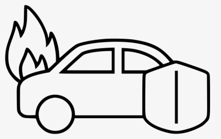 Car Fire - Vehicle Fire Icon Png, Transparent Png, Free Download